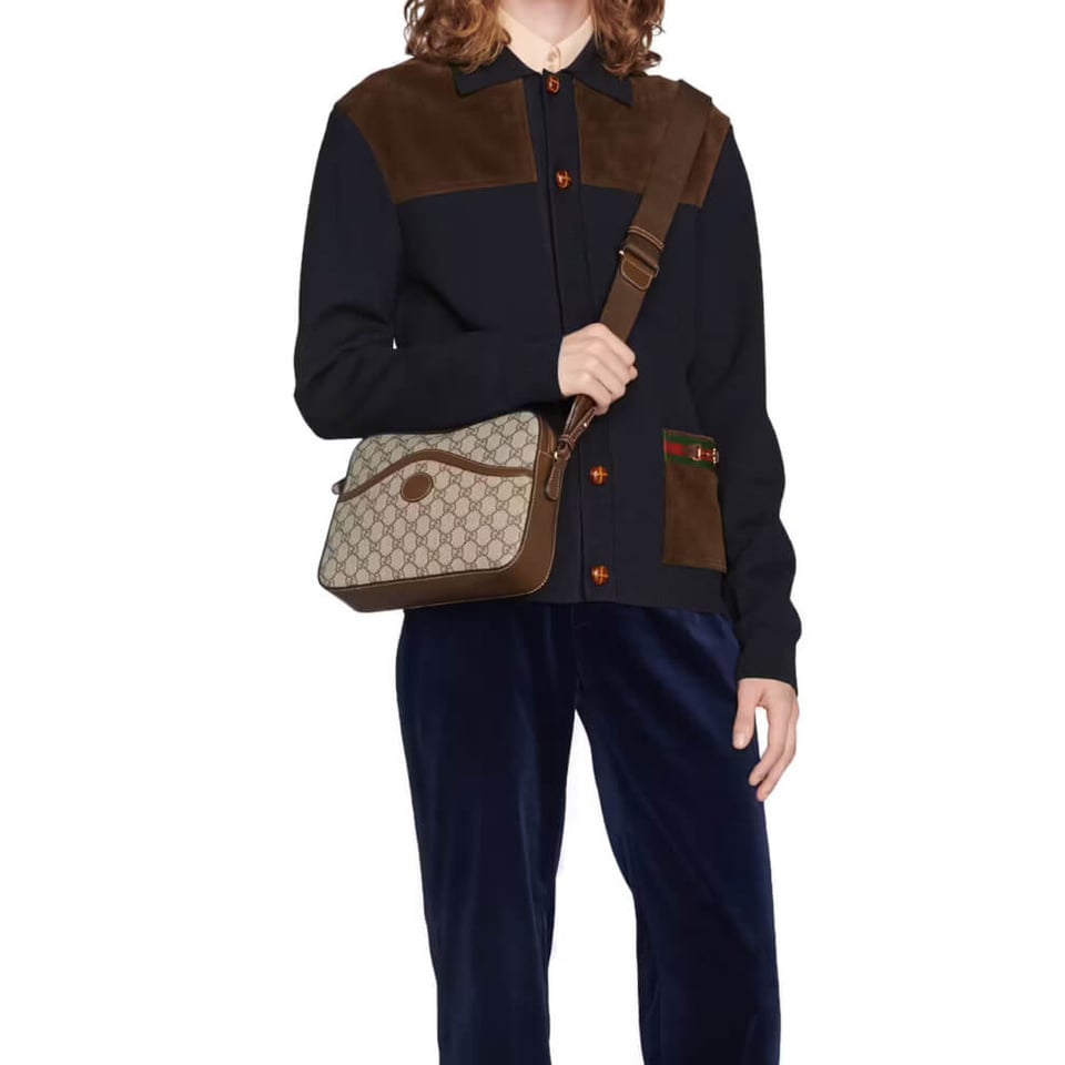 Gucci Messenger Bag With Interlocking G view 3