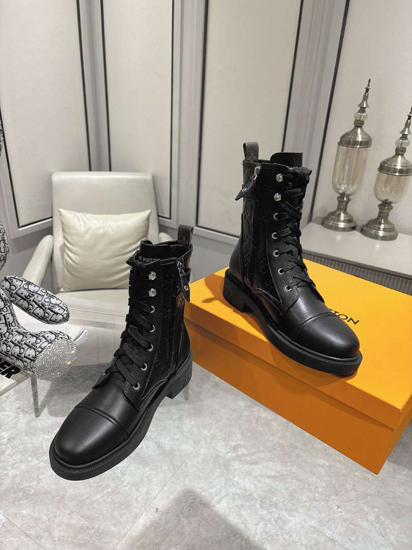 Louis Vuitton Citizen Flat Ranger Boot Monogram Black view 8