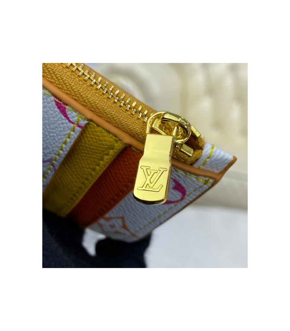 Louis Vuitton Cute Corgi Coin Pouch White view 9