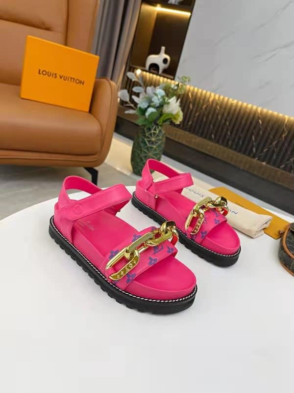 Louis Vuitton Paseo Flat Comfort Sandal Pink view 9