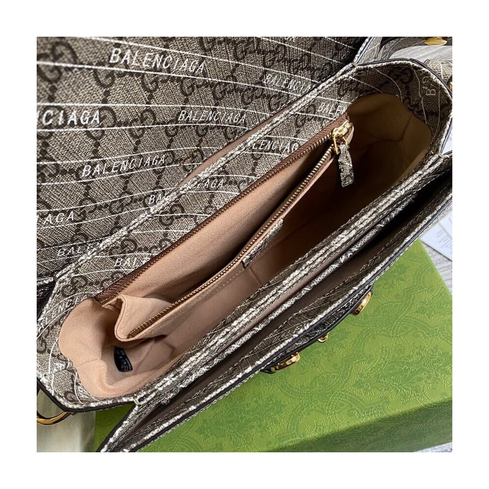 Gucci x Balenciaga Horsebit 1955 Shoulder Bag view 10
