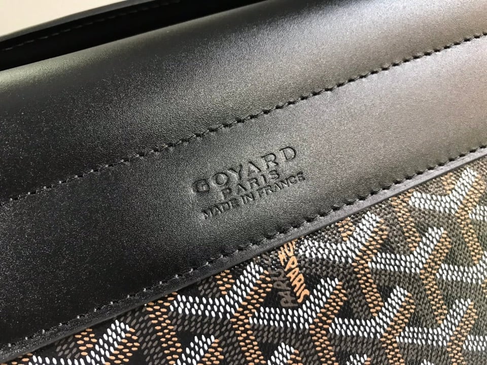 Goyard Citadin Bag 38Cm Black Canvas view 8