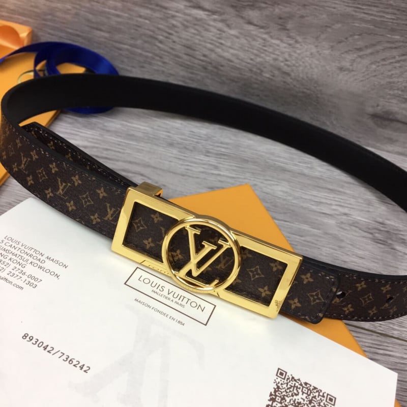 Louis Vuitton Dauphine 25mm Reversible Belt M0125 view 3