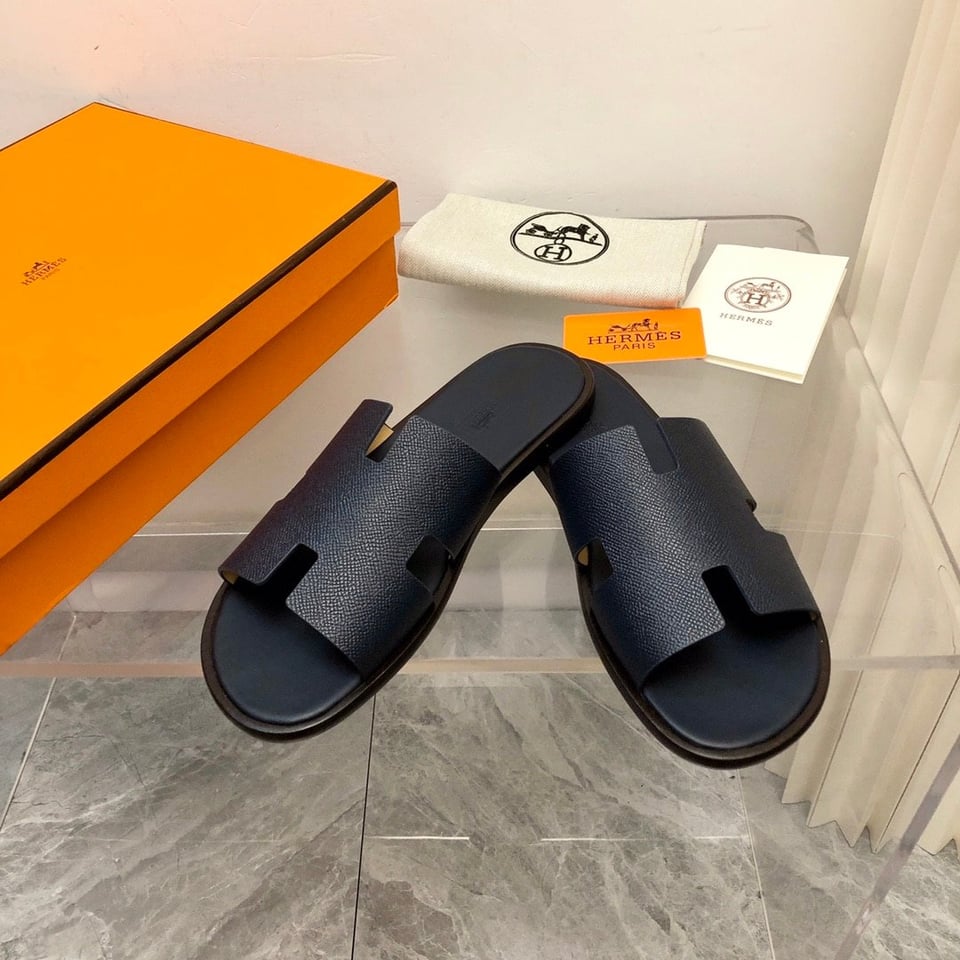 Hermes Izmir Sandal Blue H152415Zh11390 view 8