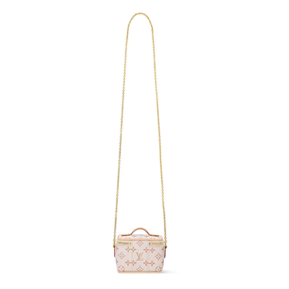 Louis Vuitton Micro Vanity Case 10.2cm/4in Dune Beige Monogram M03812 view 5