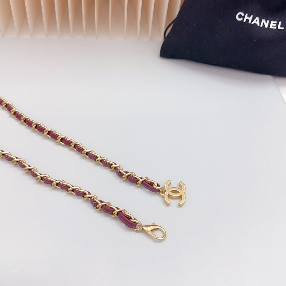 Chanel Chain Belt Nude Quilted Lambskin Bag view 6