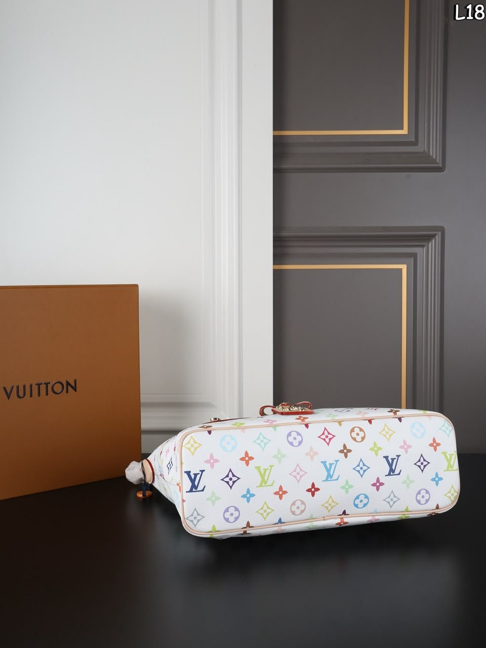 Louis Vuitton LV x TM Lineup Bag Multiple Colors/White 34.5cm M27582 view 6