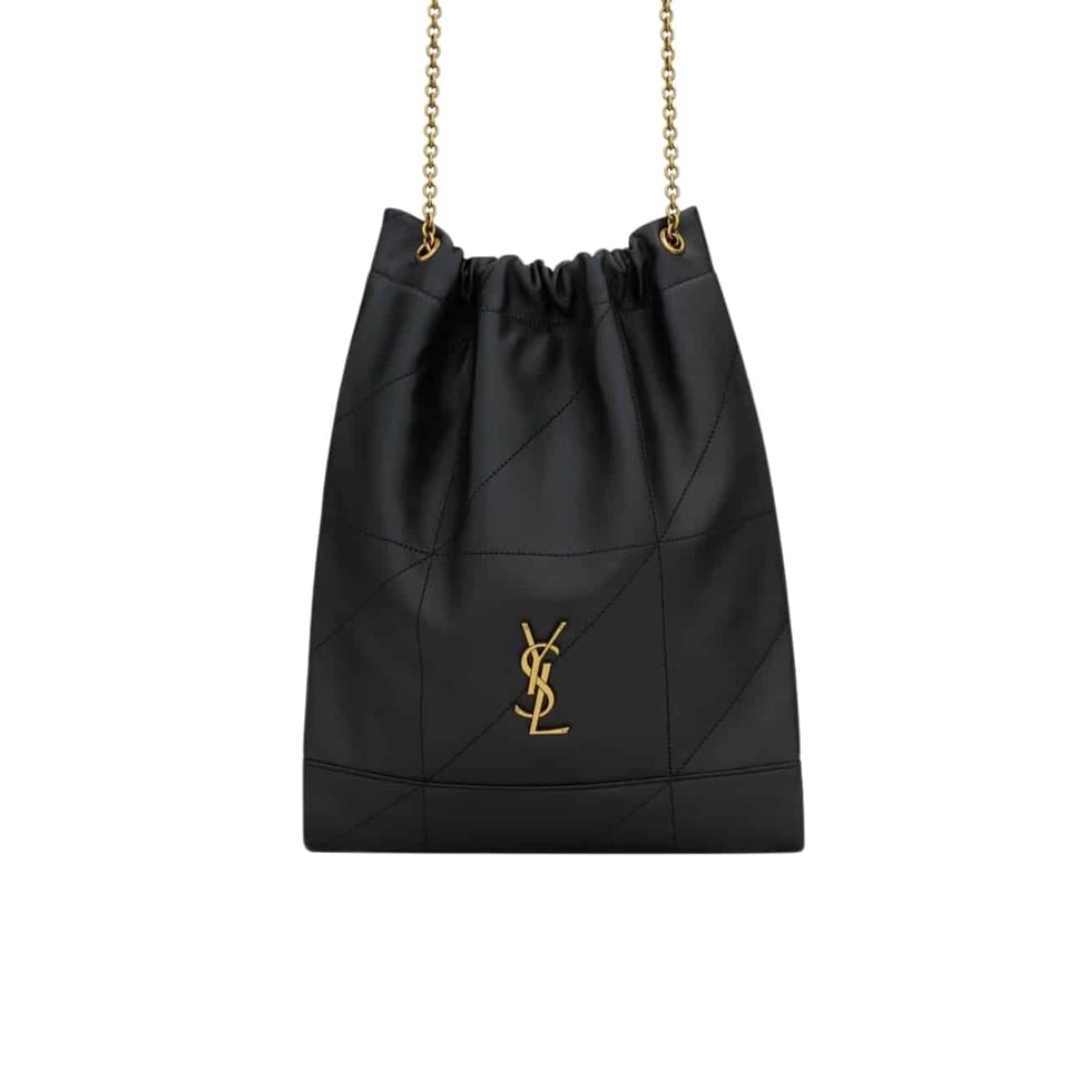 Saint Laurent Jamie 4 3 Pochon In Black 31Cm view 2
