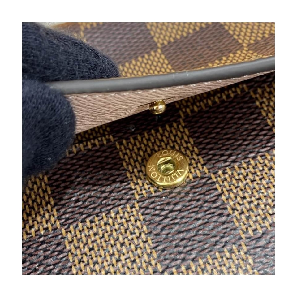 Louis Vuitton Damier Ebene Emilie Wallet Pink view 8