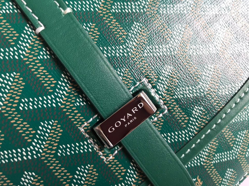Goyard Belvedere Pm Bag 21Cm Green Canvas view 7