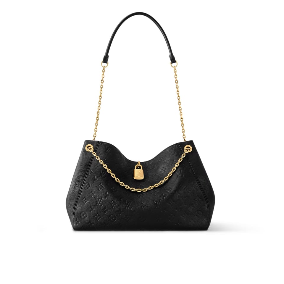 Louis Vuitton LV Anytime MM Monogram Empreinte Bag Black M14324 42cm/ 16.5in view 2