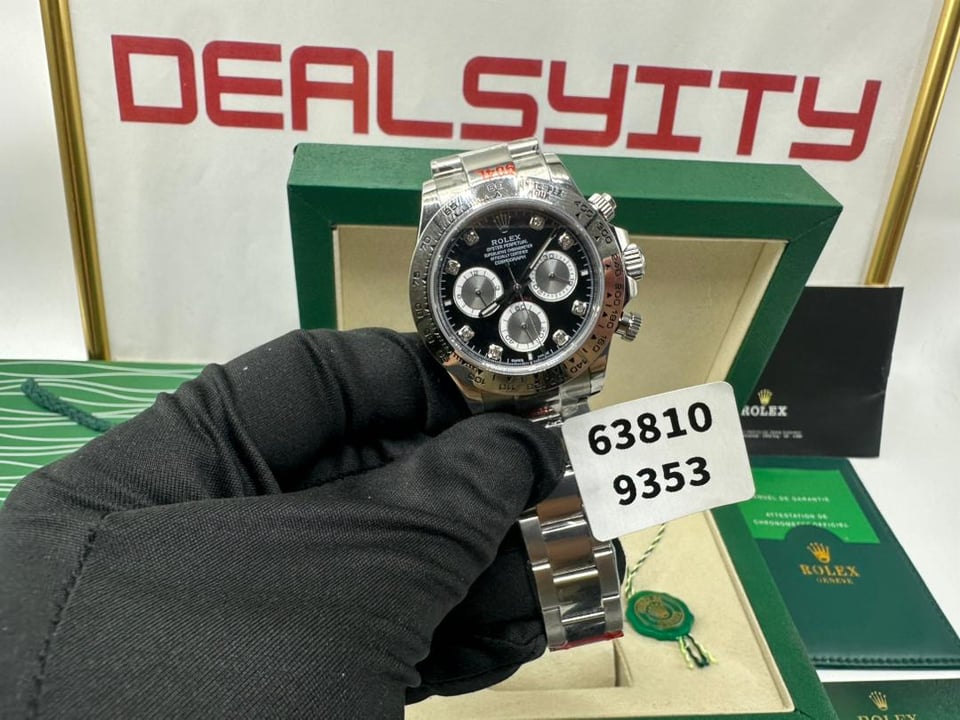 [Superclone] Rolex Daytona 40 mm Bright Black Dial Oyster 126509 view 7