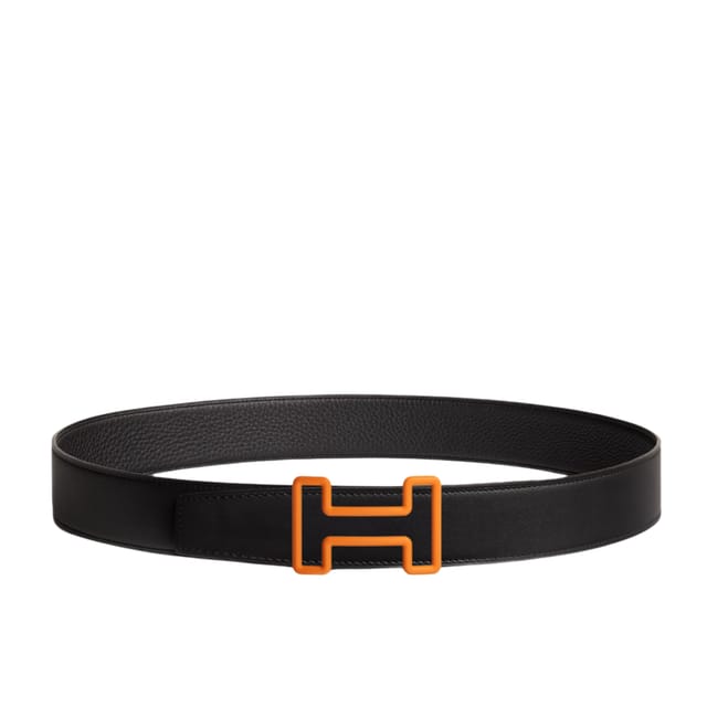 Hermes Initiales Monogram Camouflage 38mm Belt For Men