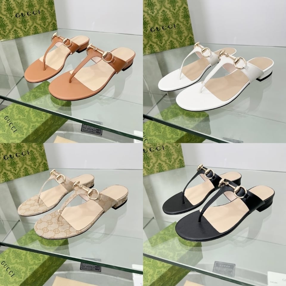 Gucci Women’S Thong Sandal With Horsebit Ivory 816590 C9D00 9540 view 7