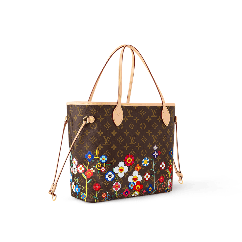 Louis Vuitton LV x TM Neverfull MM Monogram Coated Canvas 31cm M13271 view 3