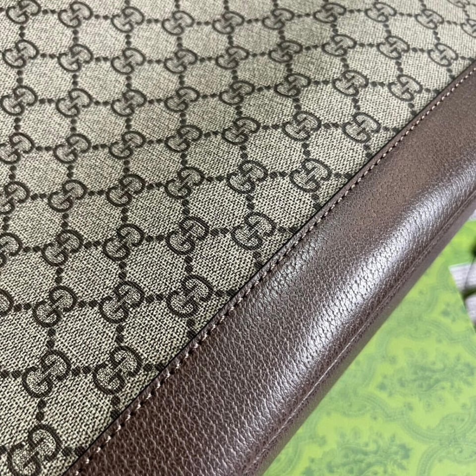 Gucci Ophidia GG Supreme Shoulder Tote Beige/Ebony 38.5cm/15.2in view 12