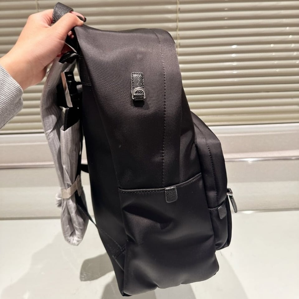Prada Re Nylon Backpack Black 42Cm view 10