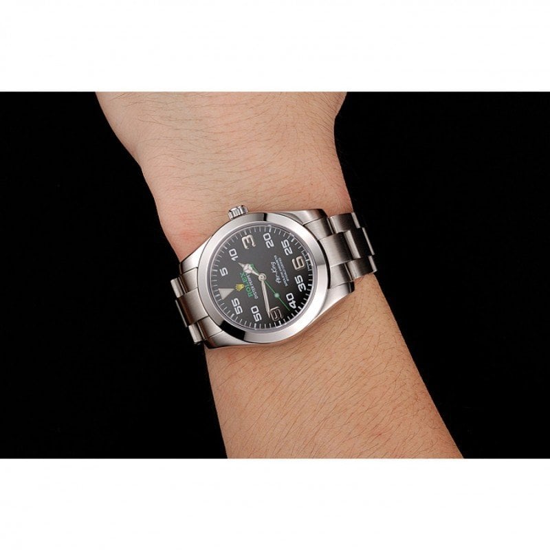 Rolex Air-King 38mm Black Dial 116900 view 10