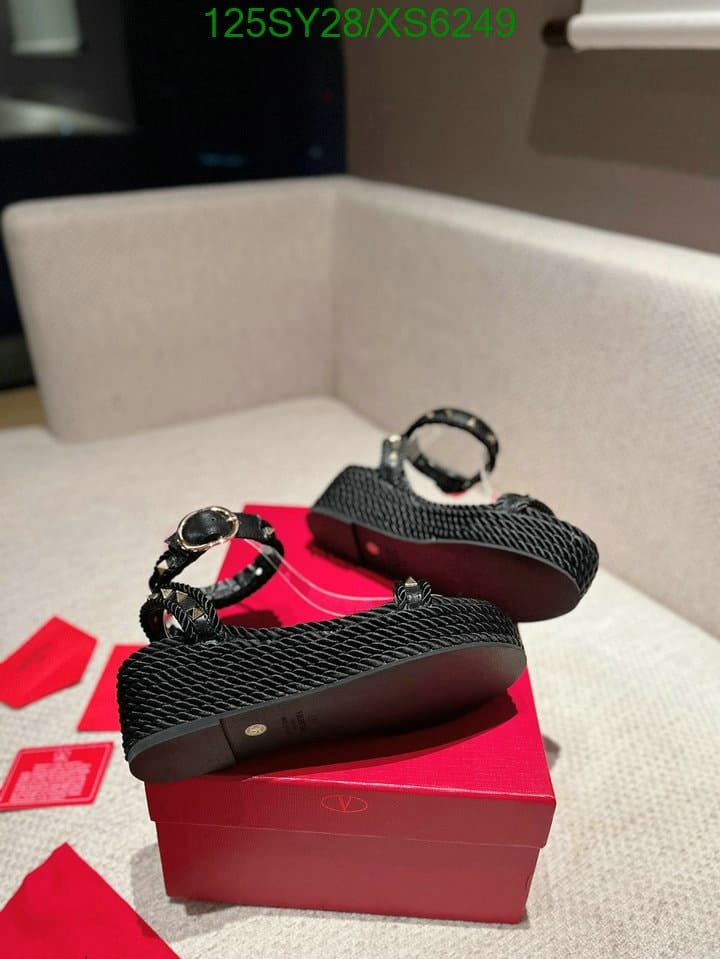 Valentino Rockstud Flatform Sandal In Calfskin 2W2S0Gi3Bae0No view 8