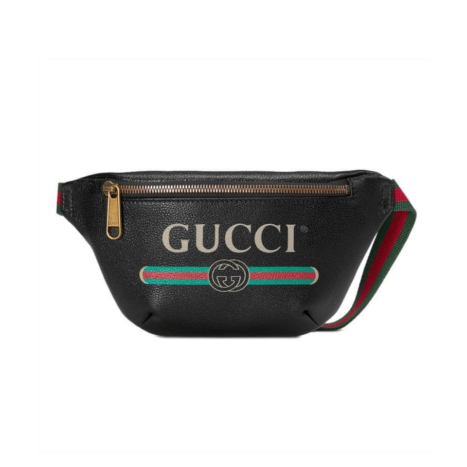 Gucci Print Small Belt Bag Waist Body Black view 2