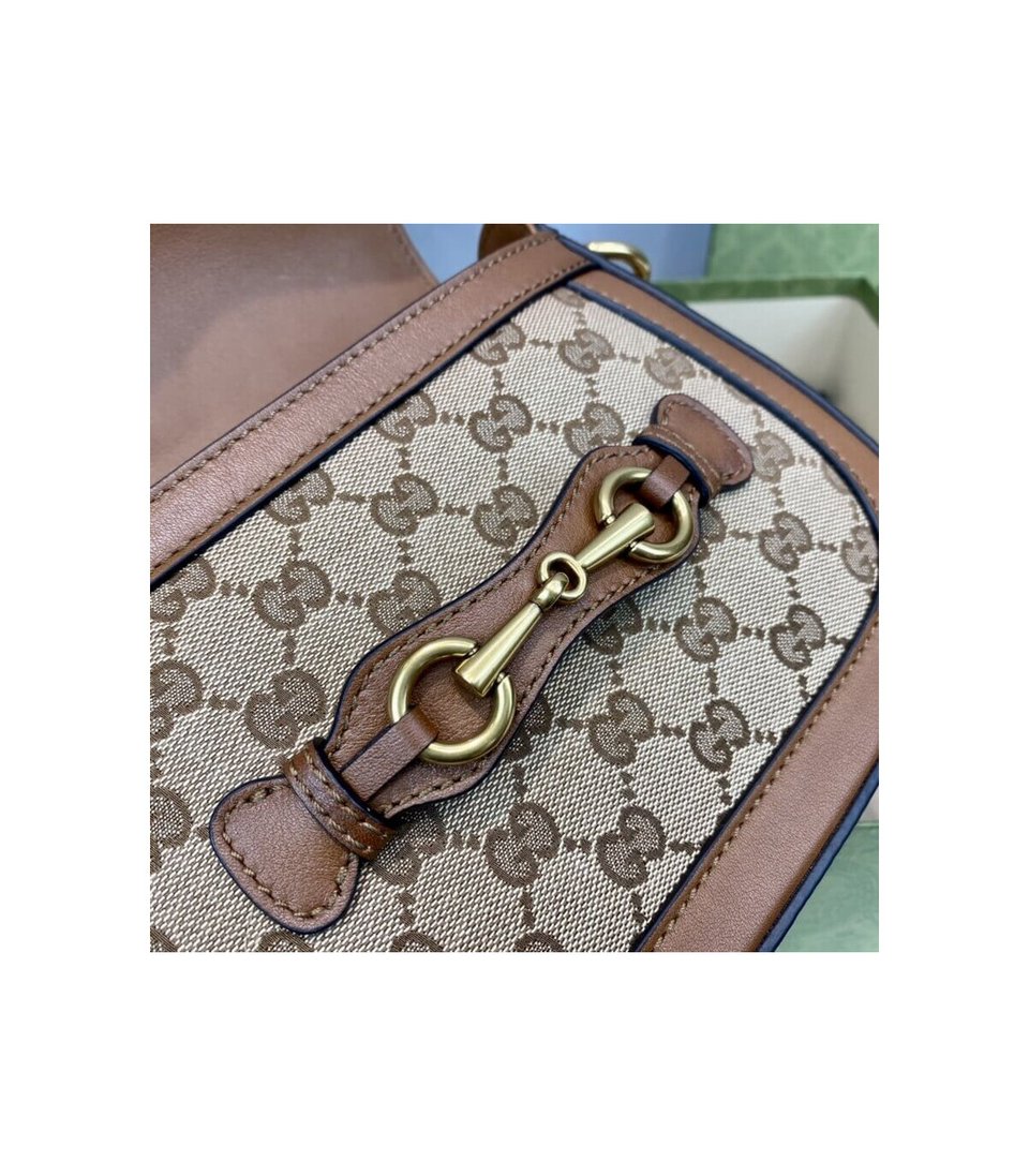 Gucci Lady Web Original GG Small Shoulder Bag Brown view 13