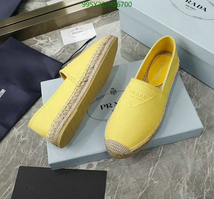 Prada Cotton Drill Espadrilles Yellow 1S839M3Lkef0377F_020 view 9