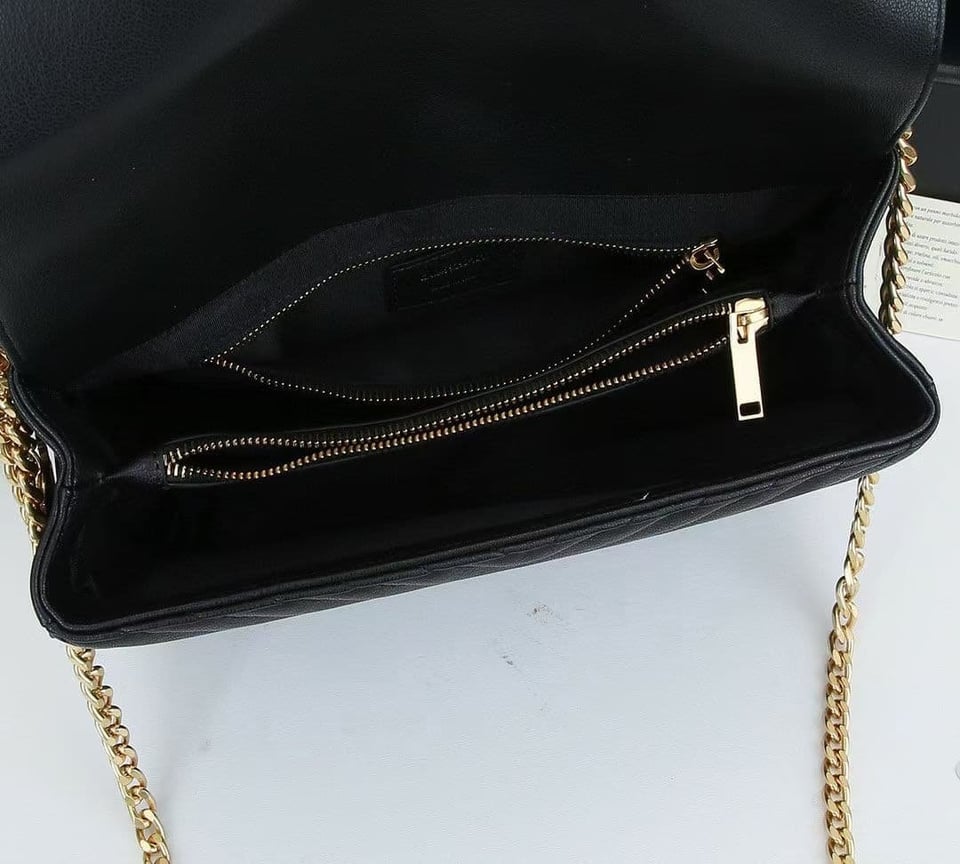 Saint Laurent College Large Chain Bag Black 25Cm view 3