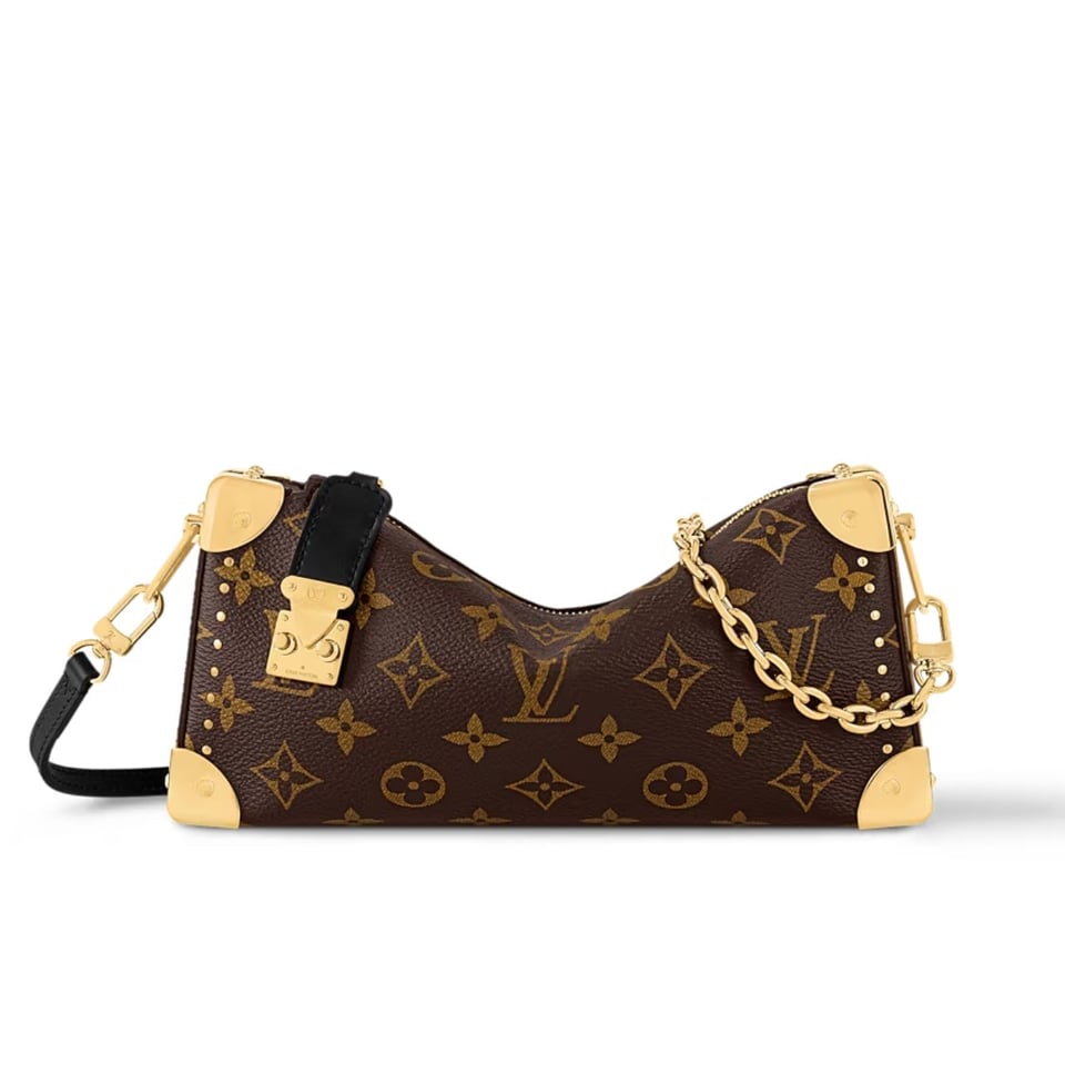 Louis Vuitton Slim Trunk Bag Monogram Brown 23Cm M13147 view 2
