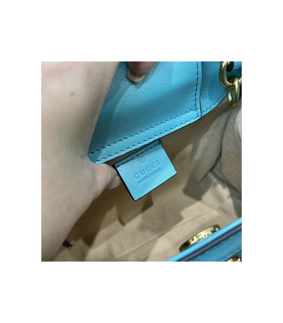 Gucci Diana Mini Tote Bag Light Blue view 19