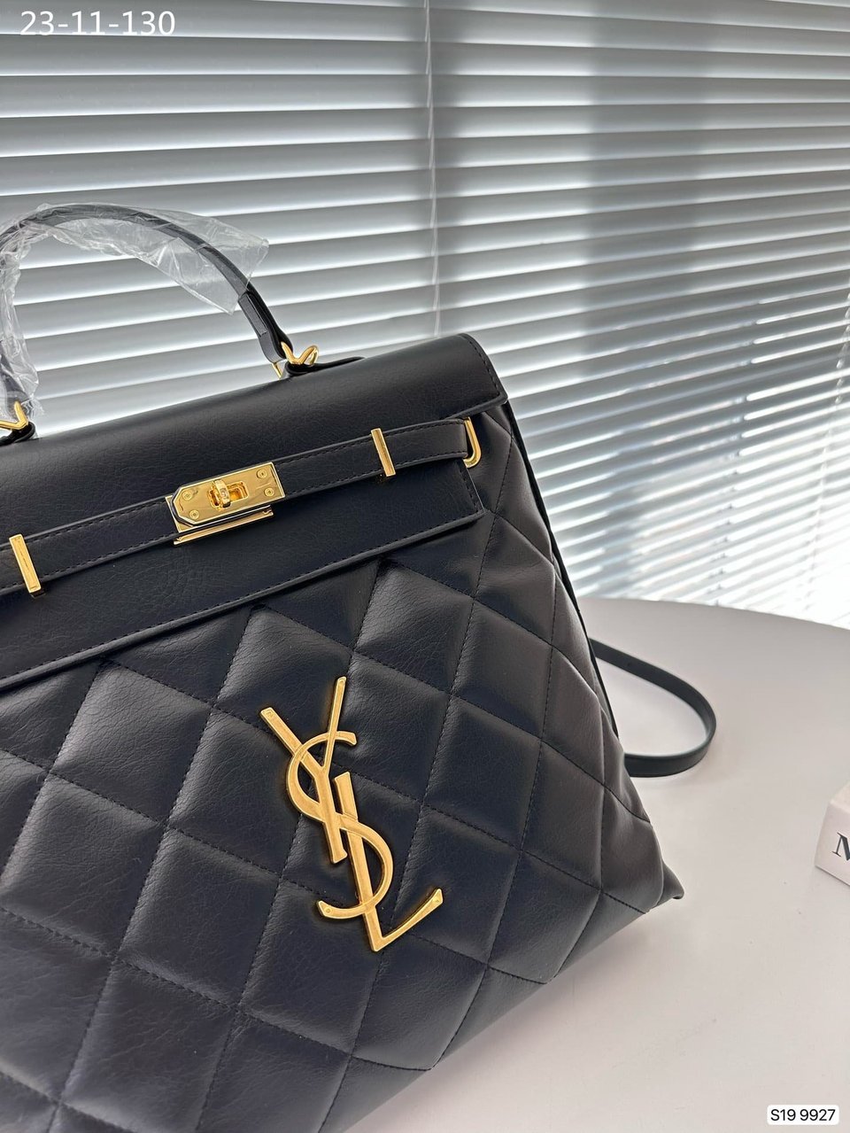 Saint Laurent Leather Backpack Black 30Cm view 9