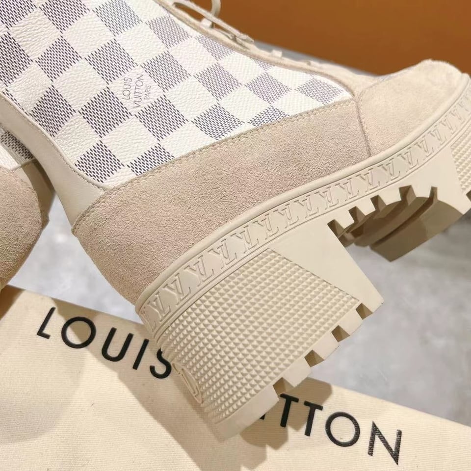 Louis Vuitton Laureate Platform Desert Boot Damier Azure view 4