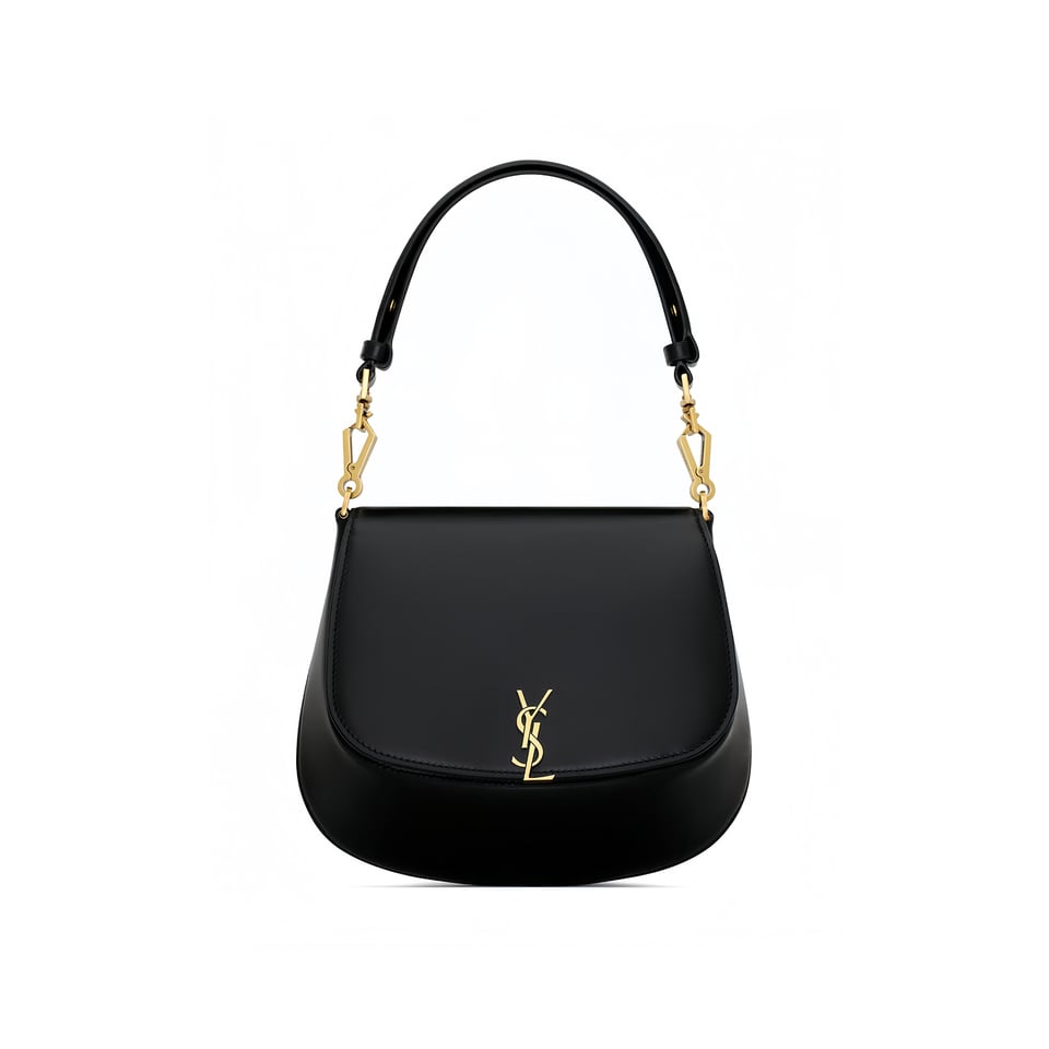 Saint Laurent Voltaire Top Handle In Box Black 20Cm