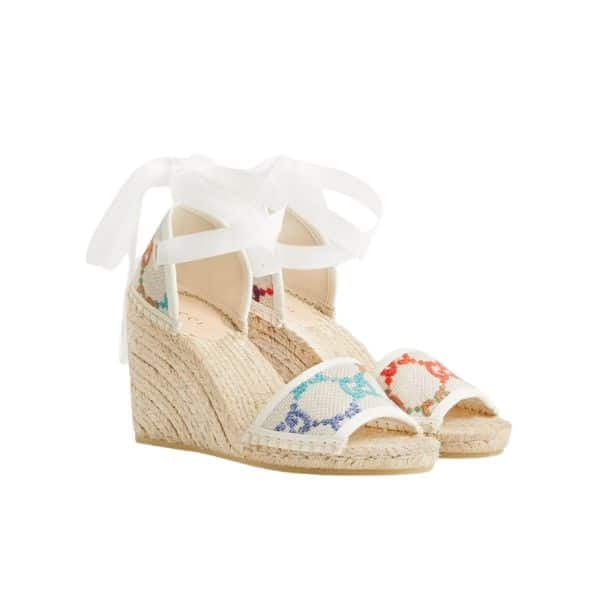 Gucci Women?S Platform Espadrille Sandals ?652895 Uft80 8469 view 2