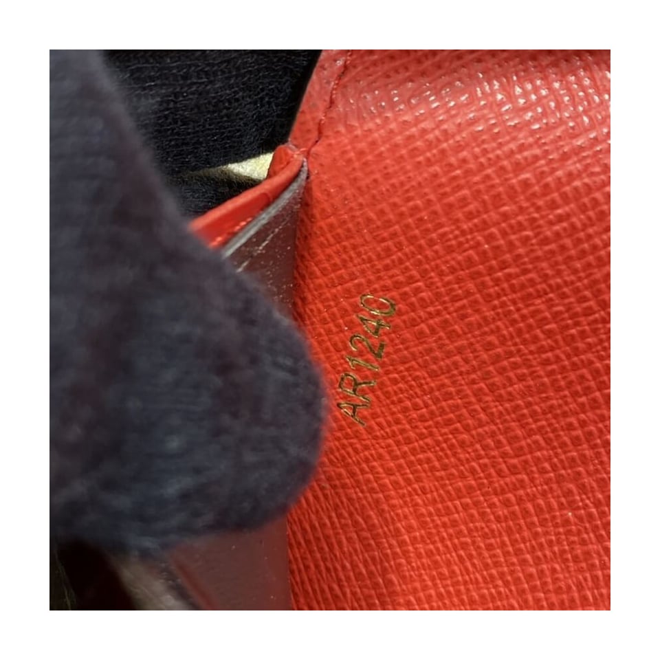 Louis Vuitton Monogram Canvas Emilie Wallet Red view 10