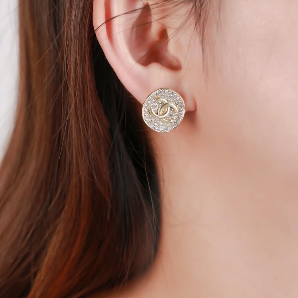Chanel Cc Earrings view 5