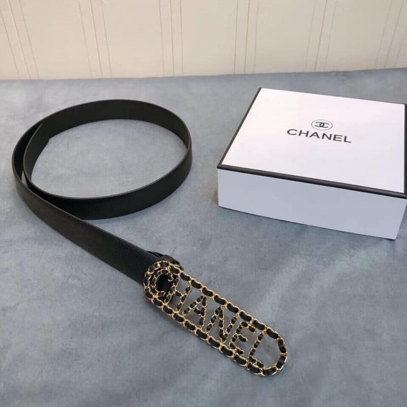 Chanel Clemence Calfskin 30mm Belt AA6600 view 6