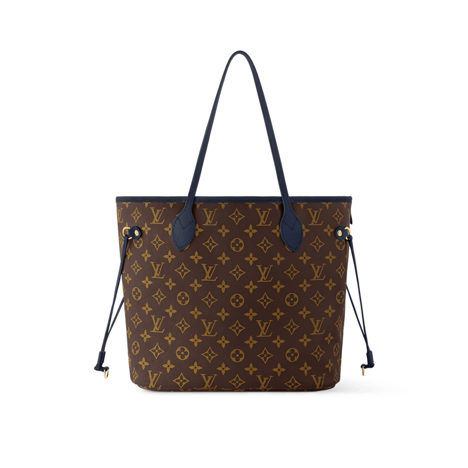 Louis Vuitton Neverfull Inside Out MM Medium Navy Tote Bag 31cm/12.2in M14904 view 2