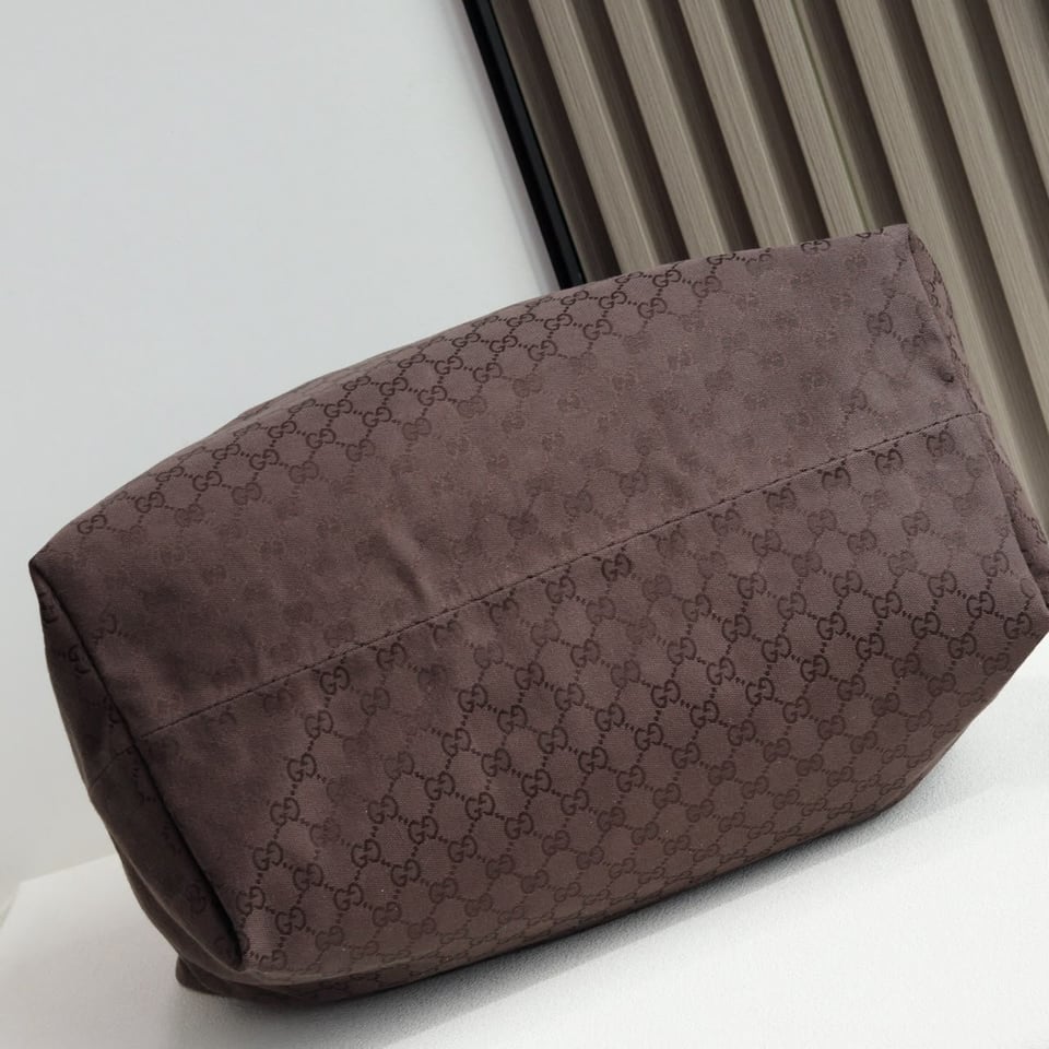 Gucci Brera Large Crossbody Bag 45cm/17.7in Dark Brown GG Canvas 864485 view 9