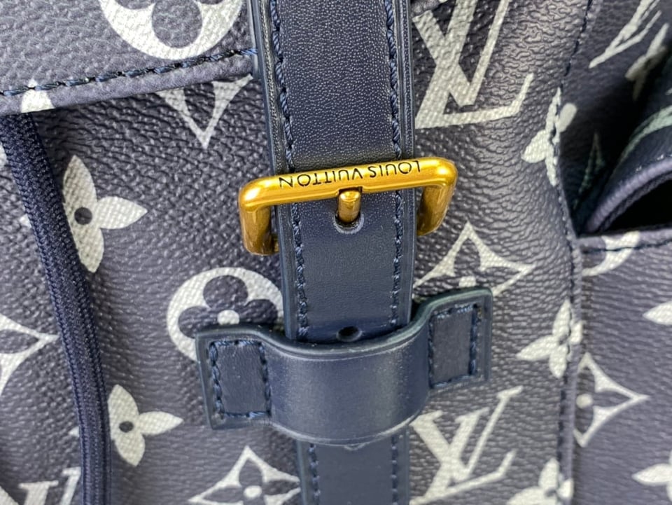 Louis Vuitton Christopher PM Backpack Blue 48Cm Good Quality For Men view 9