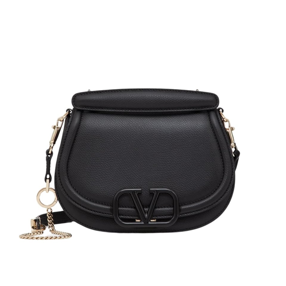 Valentino Vsling Bag In Grained Black 22Cm Wb0M28Djp0No view 2