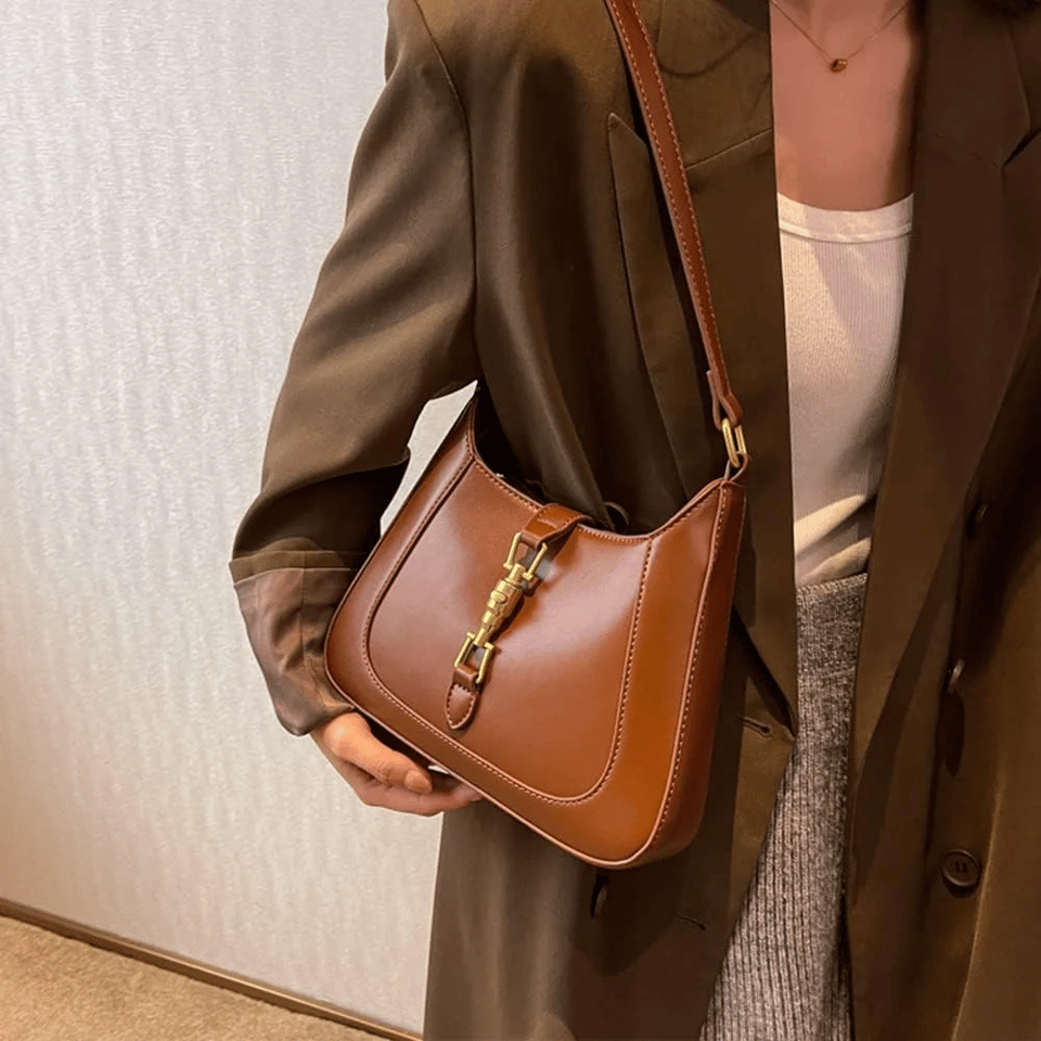 Gucci Jackie 1961 Small Hobo Bag In Brown Leather 27.5cm view 3
