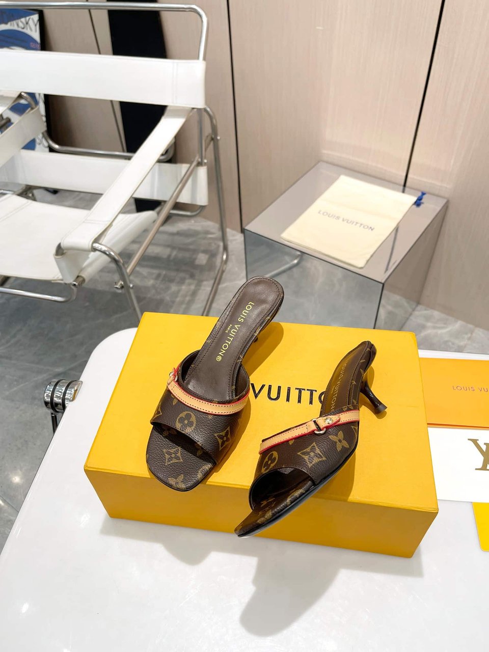 Louis Vuitton Neo Revival Mule Monogram Canvas view 8