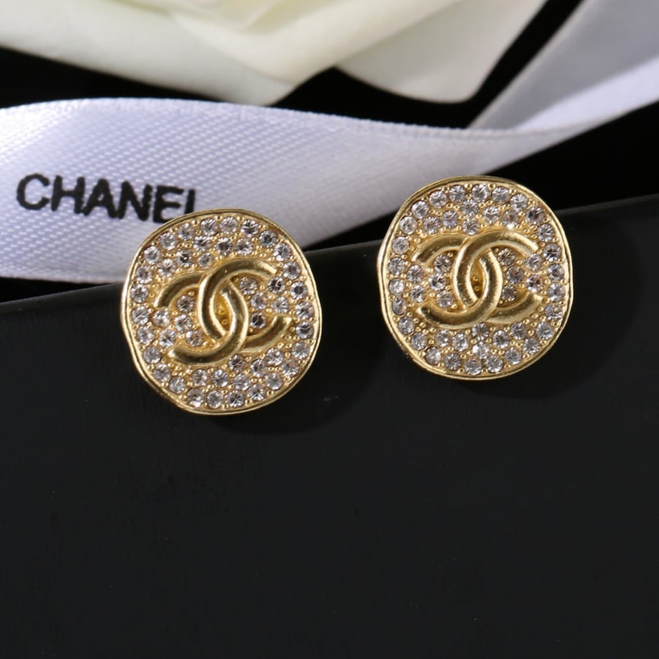 Chanel Cc Earrings view 6