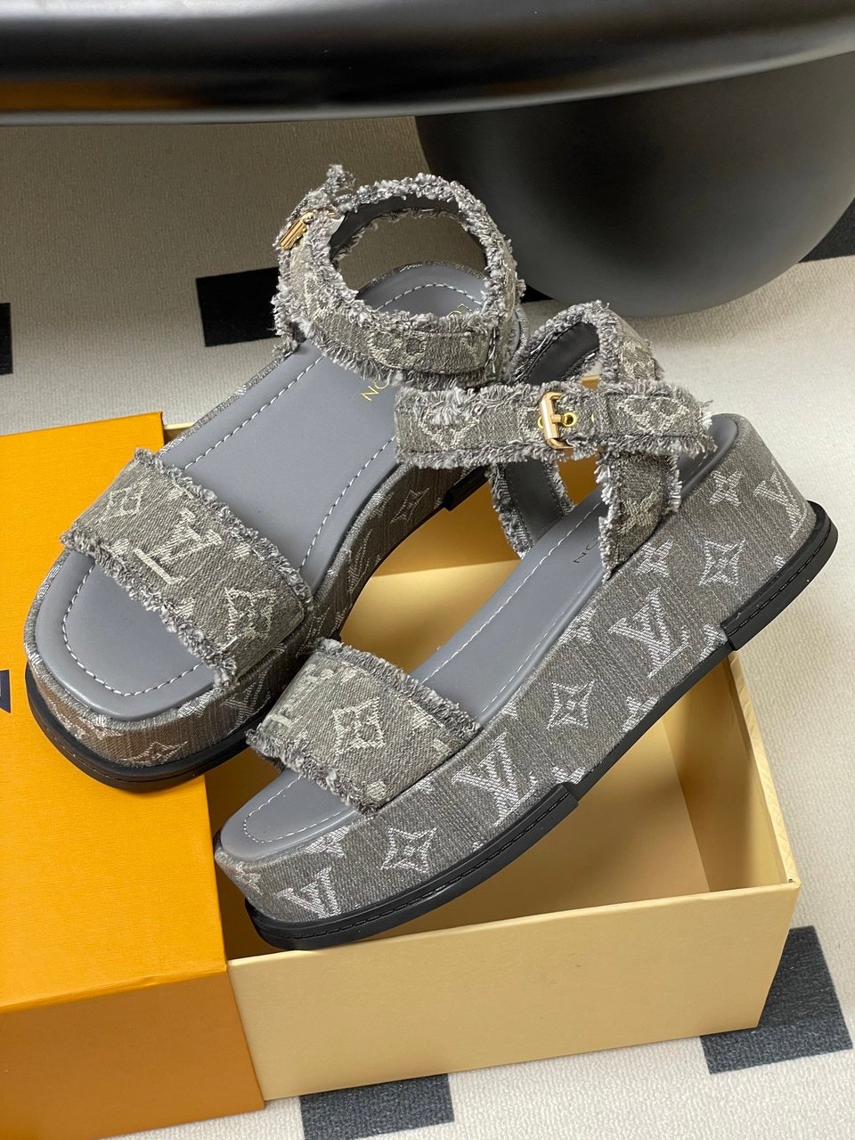 Louis Vuitton By The Pool Maya Flatform Sandal view 10