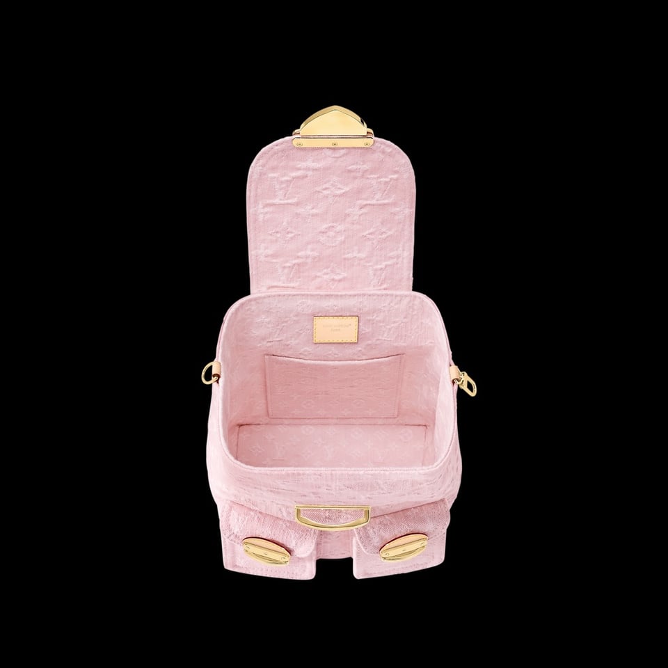 Louis Vuitton Venice Backpack Washed Monogram Denim M13031 Pink 26cm/ 10.2in view 7
