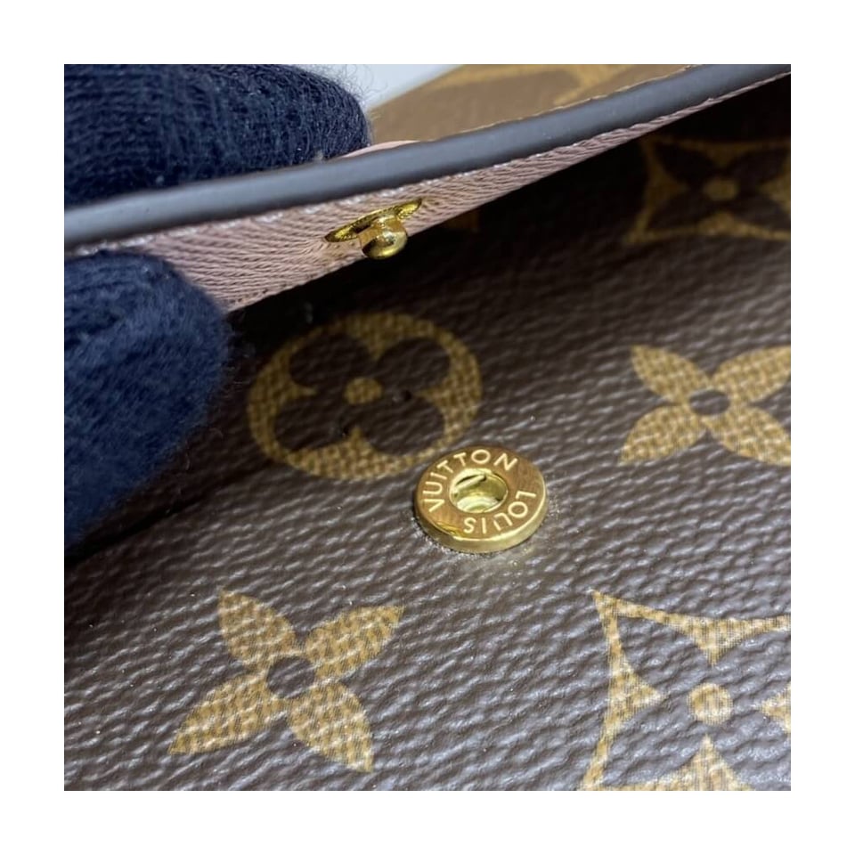 Louis Vuitton Monogram Canvas Emilie Wallet Pink view 8