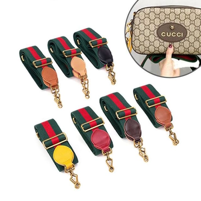 Classic Green &amp; Red Stripe Fashion Strap