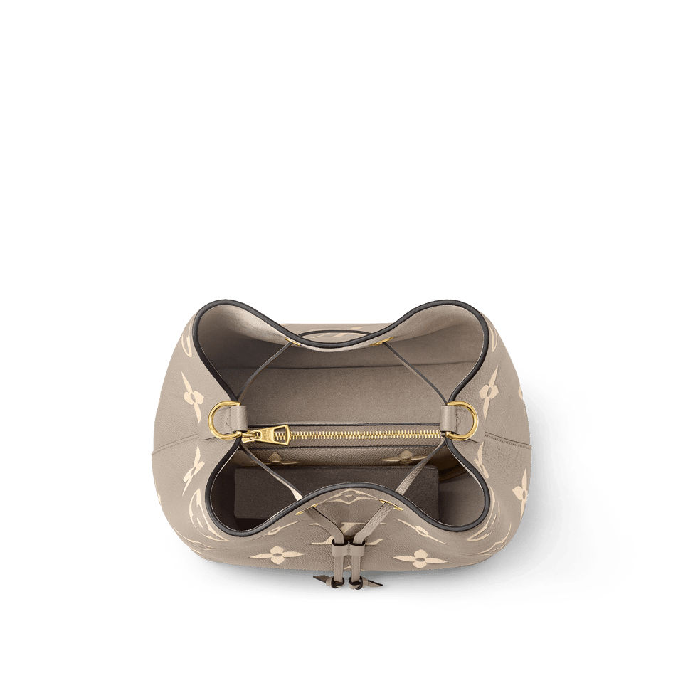 Louis Vuitton Néonoé Mm Bicolor Monogram Empreinte Leather – Women – Handbags Dove/Cream 26cm/ 10.2in view 5