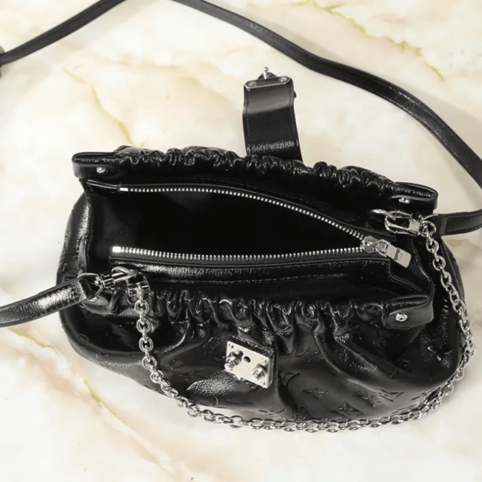 Louis Vuitton Pochette Sling PM Black M27822 30cm/11.8in view 6
