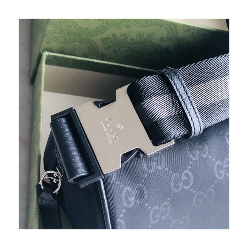 Gucci GG Guccissima Nylon Waist Crossbody Bag view 9